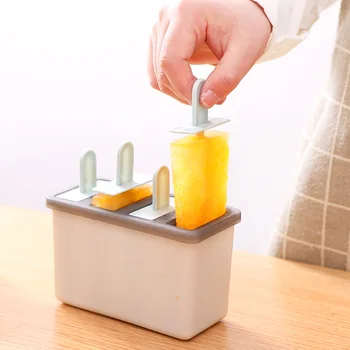 

Hot Sale Home Handmade Ice Cream Pop DIY Mold Frozen Useful Kitchen Ice Cream Tool Popsicle Maker Lolly Mold Tray New 2019