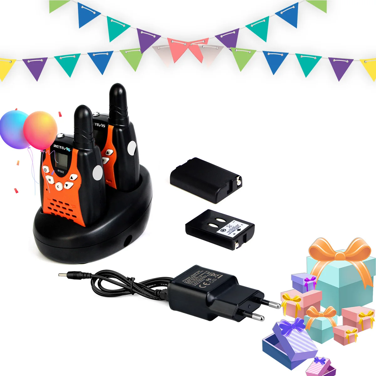 Рация Retevis RT602 аккумуляторная детская 0 5 Вт 2 шт.|walkie talkie|radio walkie talkiewalkie talkie retevis |