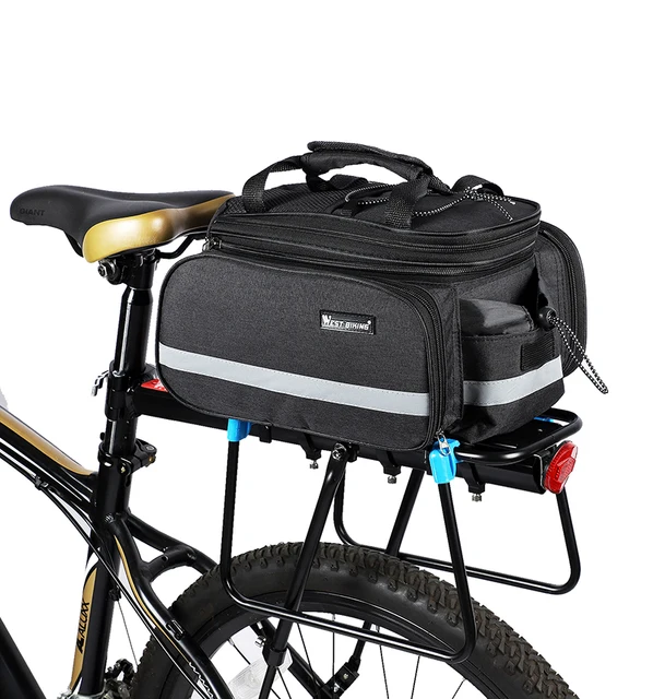 Bolsa de sillín de bicicleta 3-10L MTB Paquete de asiento de bicicleta de  gran capacidad Bolsa de cola de bicicleta portátil Bolsa de asiento de