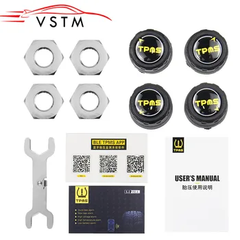 

5.0 TPMS Orignal Car Bluetooth Monitor Alarm System Tire Pressure Sensor For Andriod IOS Waterproof Car Accessories