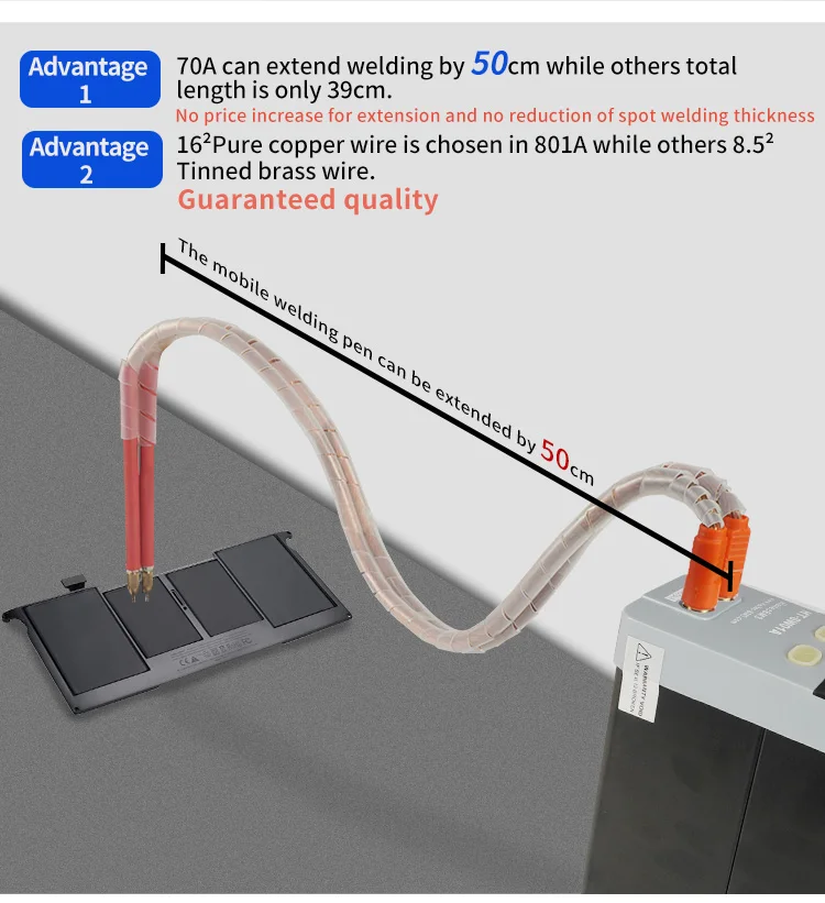 Capacitor Storage Battery Spot Welding Machine 11.6KW 12KW Portable Small Spot Welder  LED Digital Display 0.5mm thickness weld soldering stations