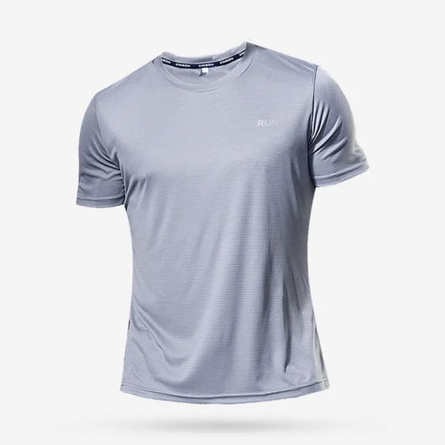 Multicolor Quick Dry Short Sleeve Sport T Shirt Gym Jerseys Fitness Shirt Trainer Running T-Shirt Men's Breathable Sportswear 3