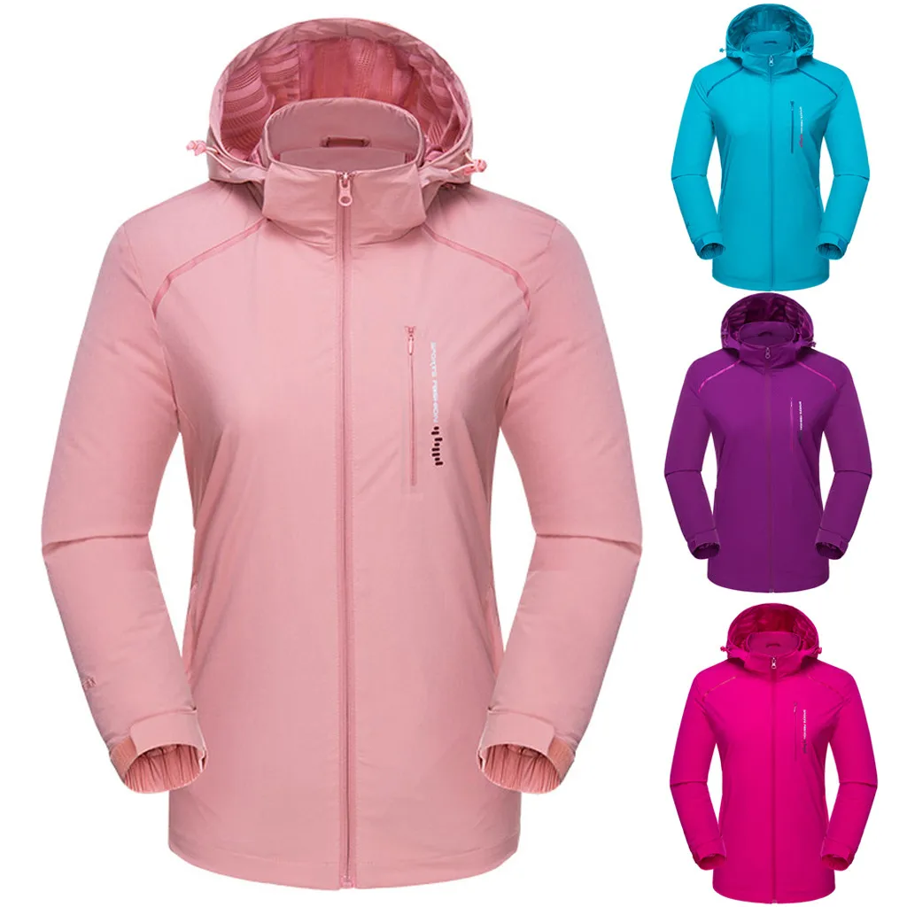discounted  SAGACE Spring/Autumn Windbreaker Running Jacket Woman Sport Jacket Gym Hoodie Outdoor Windproof Win