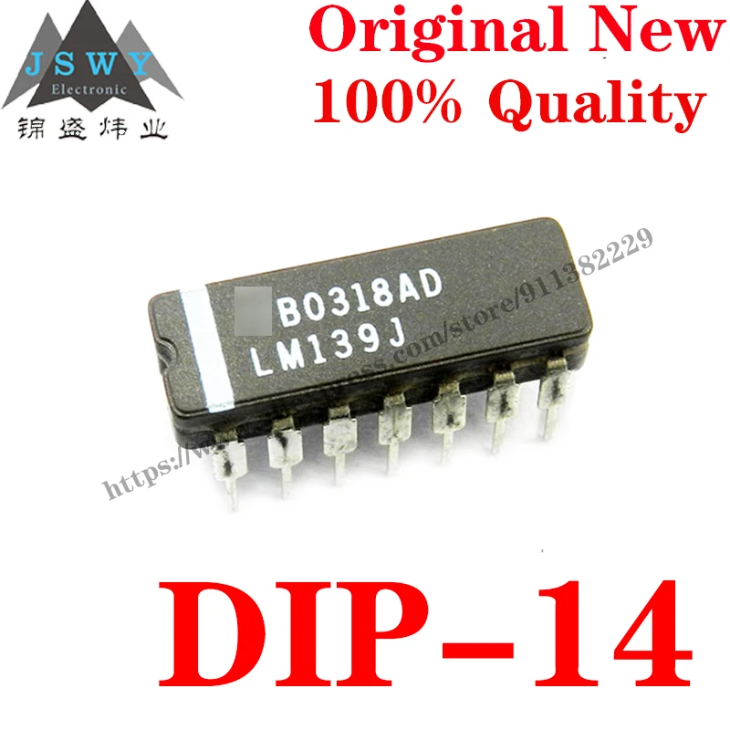 

10 ~ 100 шт. LM139J/PB DIP-14 полупроводниковый усилитель IC аналоговый КОМПАРАТОР IC чип с для модуля arduino Бесплатная доставка LM139J LM