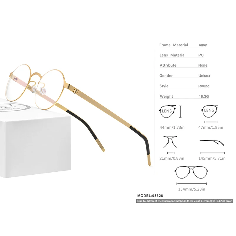 FONEX очки ручной работы, оправа для мужчин, винтажные круглые очки без винтов, оптические очки по рецепту, брендовые дизайнерские очки для женщин 98626