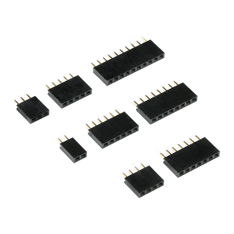 

2.54mm Single Row Pin Female Pin Header Socket 1*2p 3p 4p 5p 6p 7p 8p 9p 10p 12p 14p 16p 20p 40p Pin Connector 10PCS