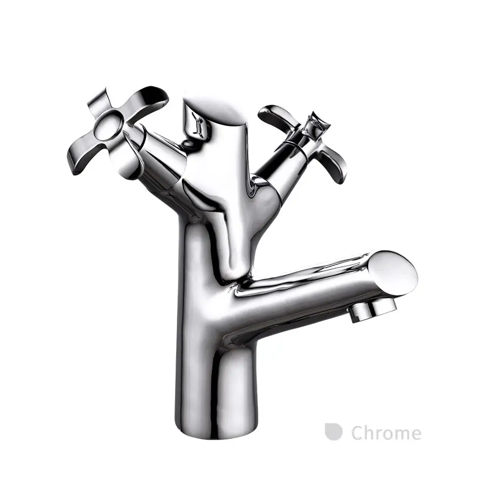 Chrome SOGANRE смеситель для ванной комнаты, Твердый латунный Смеситель для раковины, аксессуары для ванной комнаты, кран для холодной и горячей раковины, смеситель для раковины, кран Torneira - Цвет: Chrome