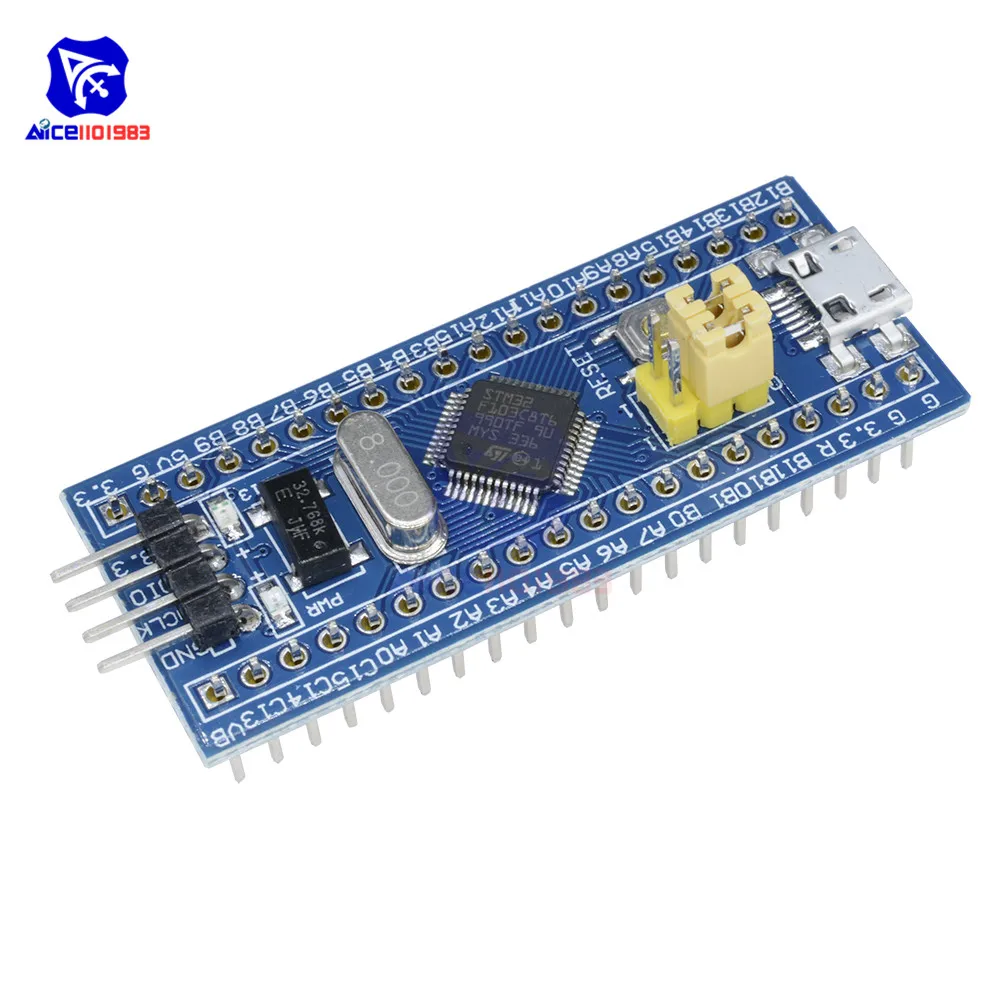 STM32F103C8T6 ARM STM32 Минимальная плата развития системы ST-Link V2 STM8 STM32 Эмулятор загрузчика программист модуль для Arduino