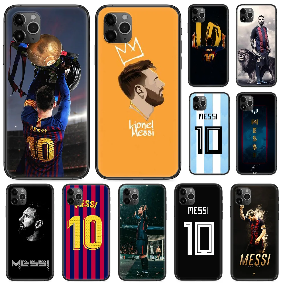 Силиконовый чехол для телефона с изображением Львов футбола Месси iphone 4 4s 5 5S SE 5C 6