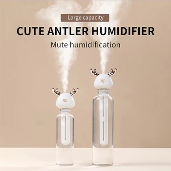 

USB Portable Air Humidifier Cute Mini Deer Mist Maker aroma Essential Oil Diffuser Detachable For Home Car Office Air Humidifier
