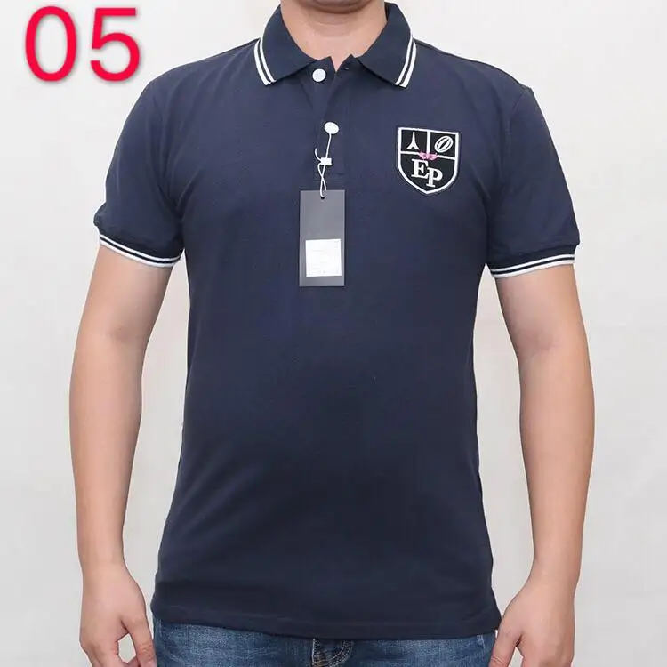 Hombre eden park Топ для мужчин короткий рукав Повседневная регби рубашка camisa вышитые eden park поло мужская