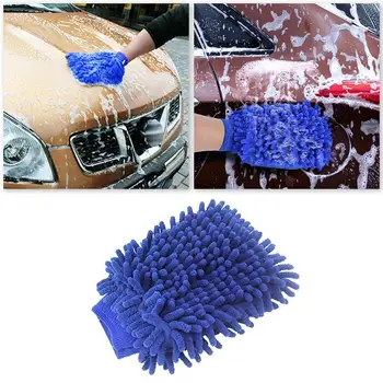 

1pcs Microfiber Car Cleaning Gloves Automotive Double-sided Absorption Water Tool Strong Random Wash Car Color Washing Glov Y3Q1