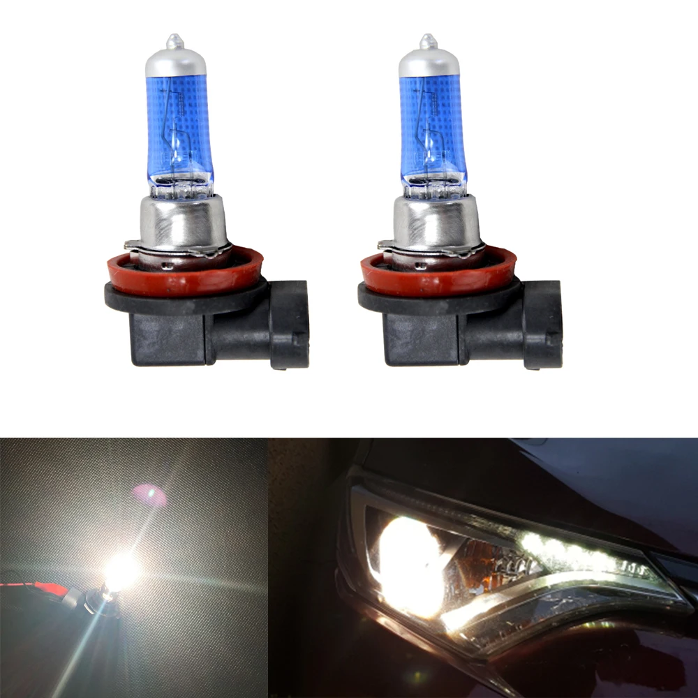 2x Halogen H11 Pgj192 55w 12v 5000k Xenon Effect Hyper+ Car