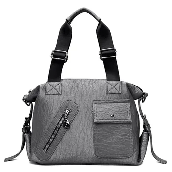 

New 2020 Early autumn in summer Minimalist Shoulder carry Crossbody large capacity women leather handbags