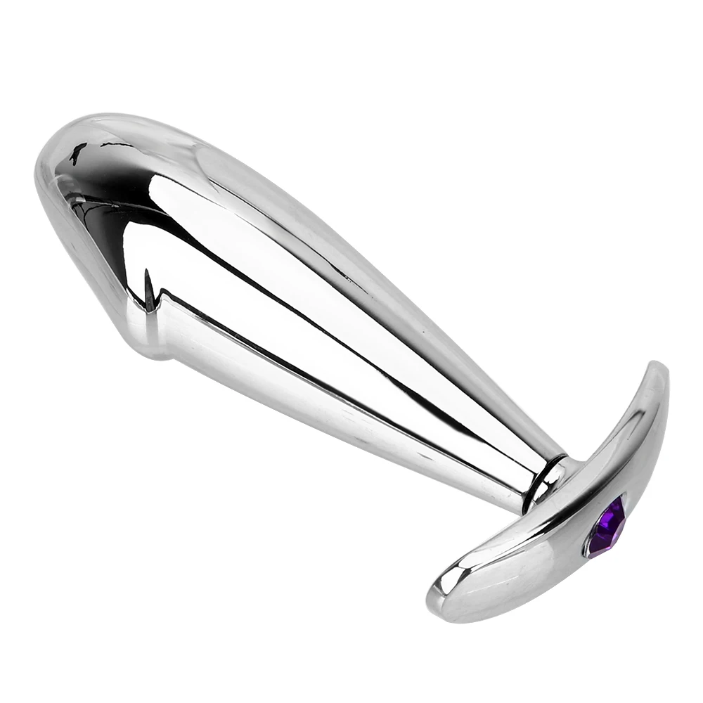 Anal Plug With Massage Function For Women Metal Erotic Toy_voghion.com