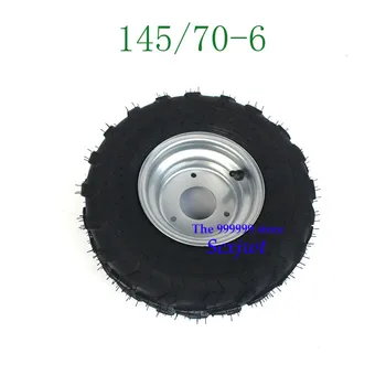 

2019 hot sale STOCK IN USA Go Kart Buggie Atv Quad 1 Wheeler Front Rear Atv Tires and Wheels 145/70-6 for 6" Rims TU