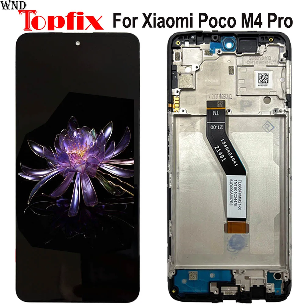 

6.6'' For Xiaomi Poco M4 Pro 5G LCD Display Touch Screen Digitizer Assembly Replacement Screen For Poco M4 Pro Display