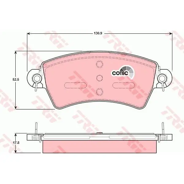 Колодки дисковые п.\ Peugeot 206 1.6/2.0/2.0HDi/306 2.0HDi 98-01