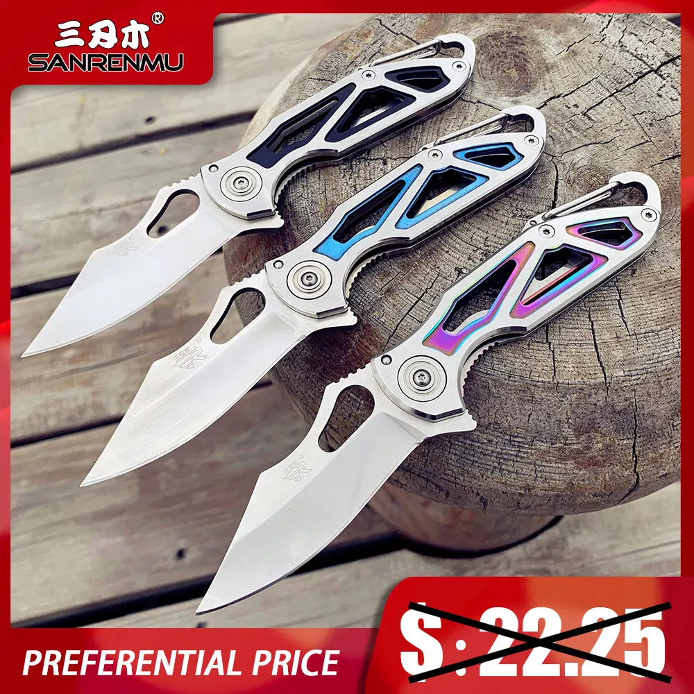 Sanrenmu Srm 9201 9202 Pocket Folding Knives D2 Sanrenmu Pocket