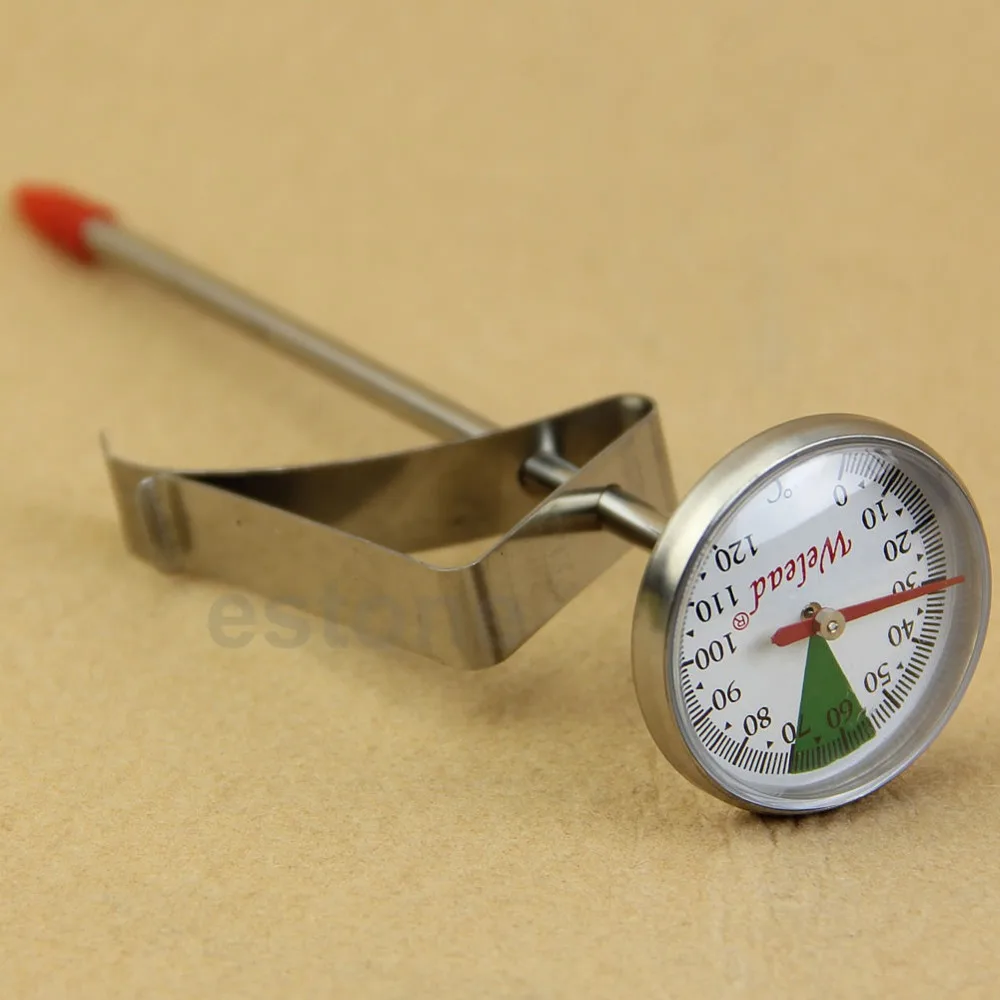 

Instant Read Stainless Steel Kitchen Food Cooking Milk Coffee Probe Thermomete