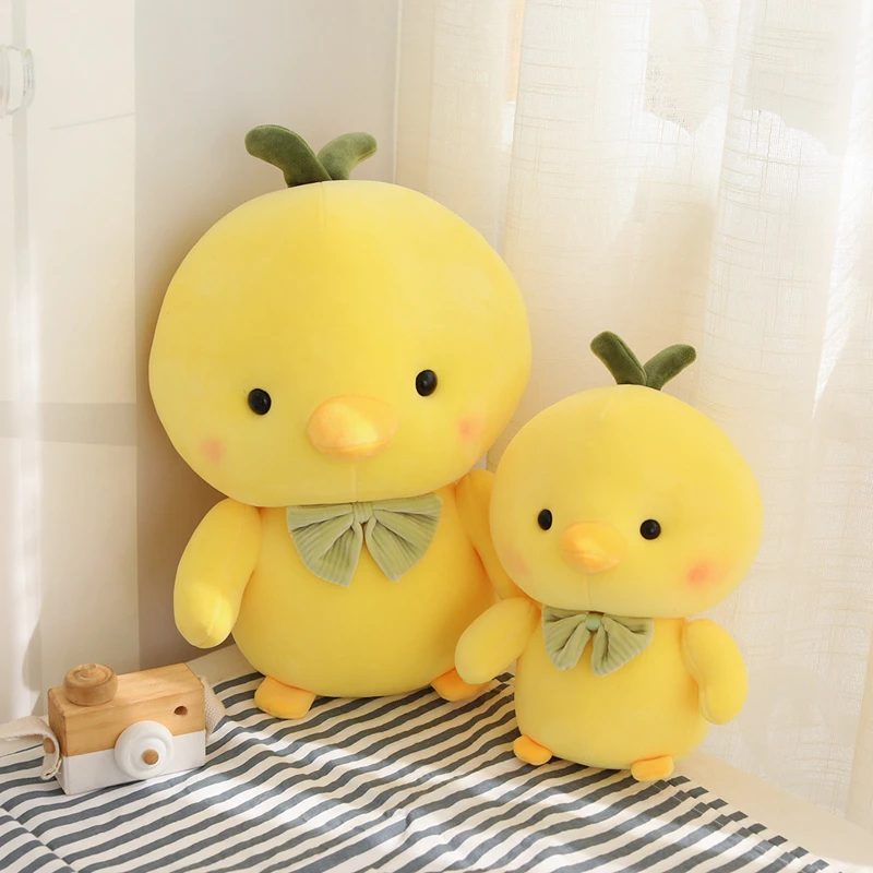 

1PC 25-50CM Creative Small Yellow Chick Chicken Stuffed Animal Plush Toy Cute Chicken Plush Doll Pillow Boy Girl Birthday Gifts