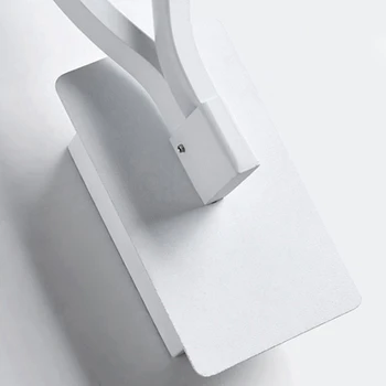 

Promotion! Led Wall Light 16W Wave Strip Light Wall Lamp Living Room Bedroom Bedside Table Aisle Lighting (White Light) White Al