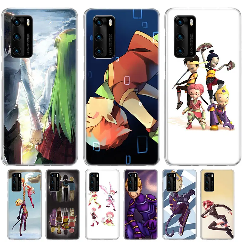 Крутой код Lyoko чехол для Huawei Mate 40E 40 30 Pro + 20 10 lite Y5 Y6 Y7 Y9 2019 прозрачный силиконовый lithe
