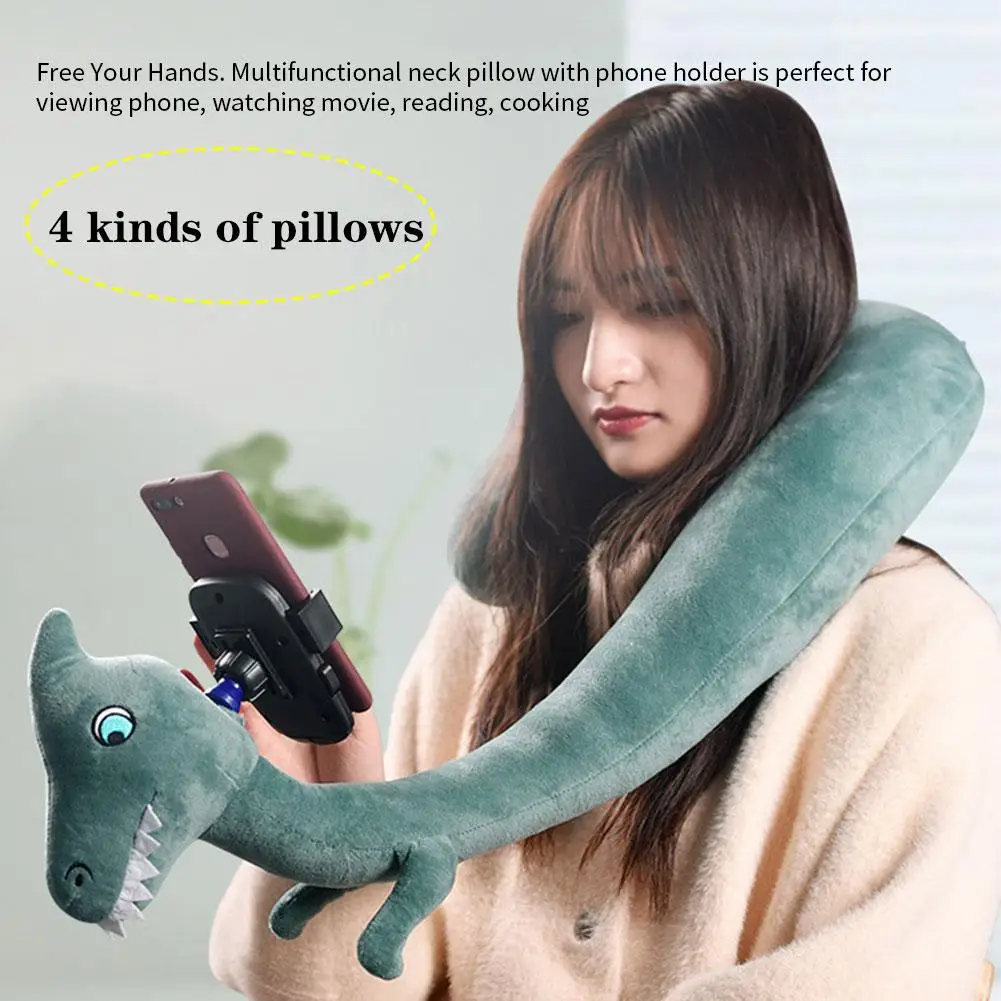 U-образный подушки, подушка для путешествий, подголовник путешествие самолет дома подушка для шеи «гусиная шея» Держатель Мобильного Телефона Ленивый Кронштейн подушка