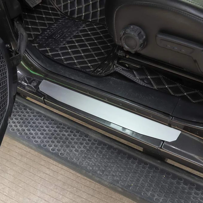 Для Jeep Wrangler JL 4 Накладка на порог, защита для входа, сотовая защита на порог, наклейки, отделка салона автомобиля, Acce