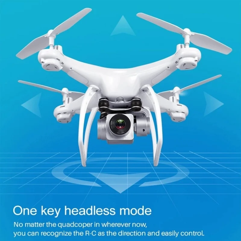 Подарок для мальчика 1080P UHD беспроводной контроль wifi FPV RC Дрон 2,4G 23Mins 3D рулон Hover Безголовый режим приложение пульт дистанционного управления вертолет