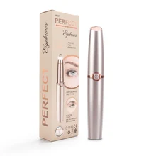 

Electric Eyebrow Trimmer Pen Makeup Painless Face Eyebrow Epilator Mini Shaver Razors Portable Facial Hair Remover for Women