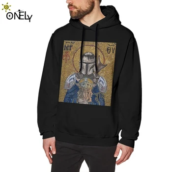 

The Child Is My Religion hoodies The Mandalorian Baby Yoda Star Wars Jedi Fett Sweatshirt For Male Fashion Camiseta