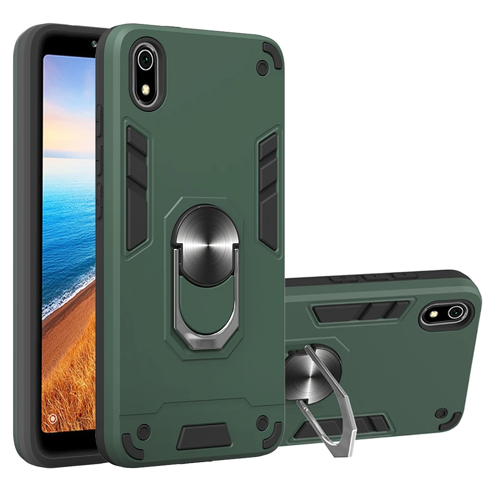 Противоударный бронированный чехол для Xiaomi Redmi Note 8 7 6 Pro с вращающимся на 360