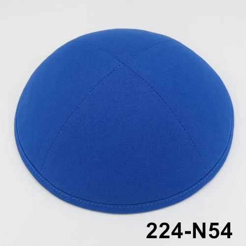 При покупке более 5 лотов(50 шт.) будет 10% скидка tkippot Kippa Linen KippahLine19cm Yarmulke Beanies JewishSkullies - Цвет: 224N54