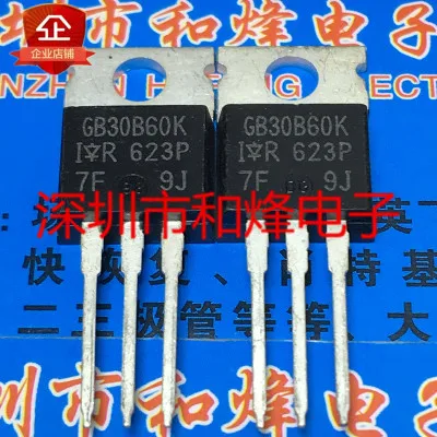 5 шт./FQP45N15V2 FDP100N10 IRFB7530 IRGB30B60K TO220 TO-220 - Цвет: IRGB30B60K
