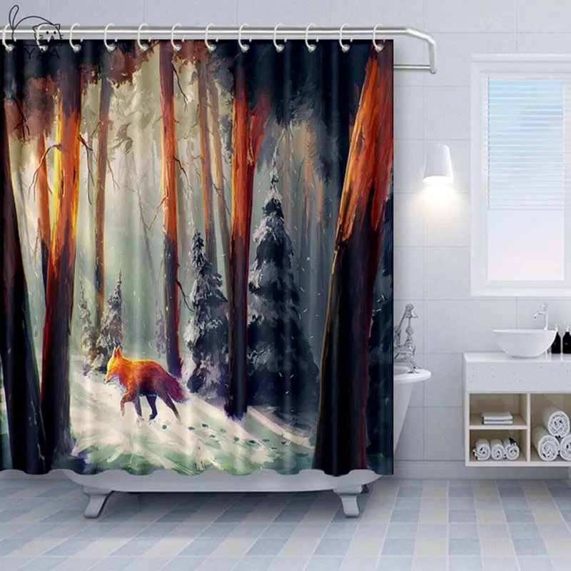 NYAA-Cute-Red-Fox-In-The-Wild-Forest-Shower-Curtain-For-Bathroom-Polyester-Fabric-Waterproof-Curtain.jpg_640x640 (3)