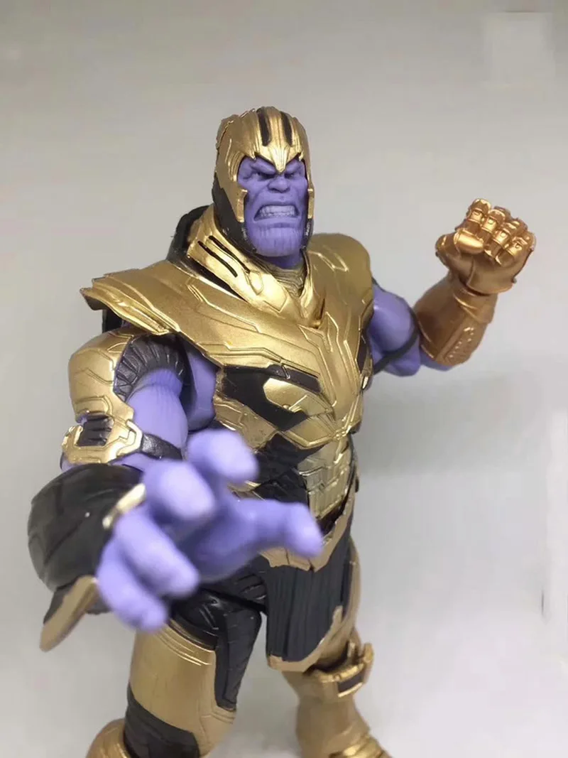 18 см SHF Thanos чудный Фильм Мстители 4 эндигра фигурка модель игрушки кукла для подарка