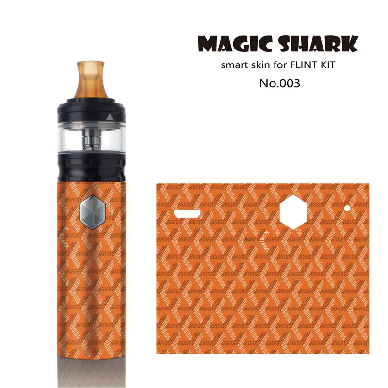 Magic Shark USA Flag Panda Leaf One Piece Vape Skin Sticker Film Vape Case for Geekvape Flint Kit 001-017
