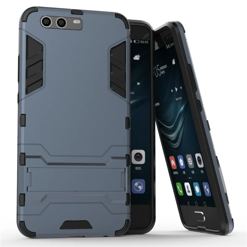 Case For Huawei P10 Plus Armor Phone Bumper Hard Back Cover Silicone +Plastic Funda | Мобильные телефоны и аксессуары