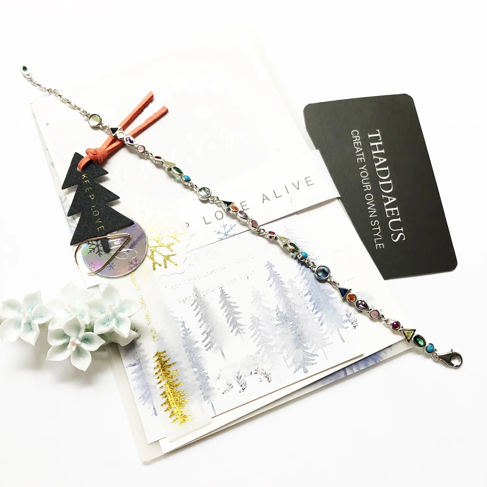 A Journey to Paradise Bracelets 2020 New Colourful Link Chain 925 Sterling Silver Fashion Jewelry Boho-inspired Gift For Women - Image 3