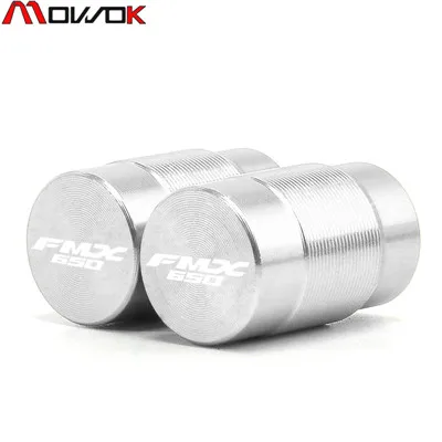 Для Honda XLV 600 650 700 TRANSALP Доминатор NX 650 FMX 650 Мотоцикл CNC колеса крышки стержня вентиля шины CNC воздухонепроницаемые крышки - Цвет: FMX 650 Silver
