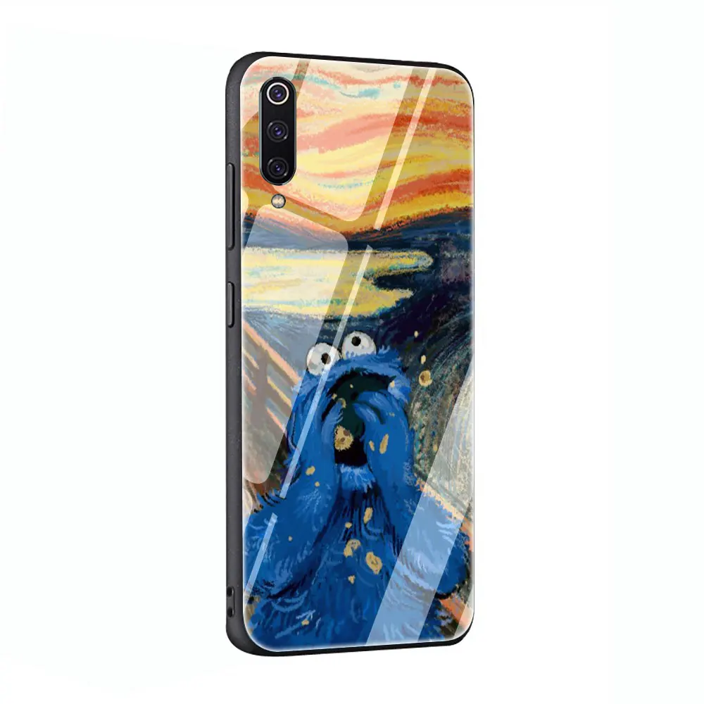 Edvard Munch чехол с закаленным стеклом для Xiaomi 8 Lite A1 A2 9 Redmi Note 5 6 7 Pro 6A 4X F1 - Цвет: G1