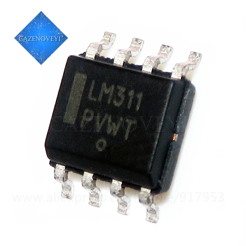 10pcs/lot LM311DR LM311D LM311 311DR SOP-8 Operational Amplifiers In Stock | Электронные компоненты и