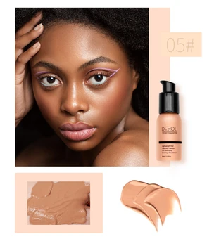 

30ML Liquid Foundation Makeup Base Cover Concealer Long Lasting Make Up Waterproof Oil Control Skin Care Face Foundation TSLM4