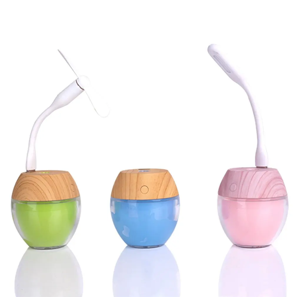 Creative Night Light Car Office Air Humidifier USB Home 3 In 1 Multi-Function Mini Touch Switch Humidifier