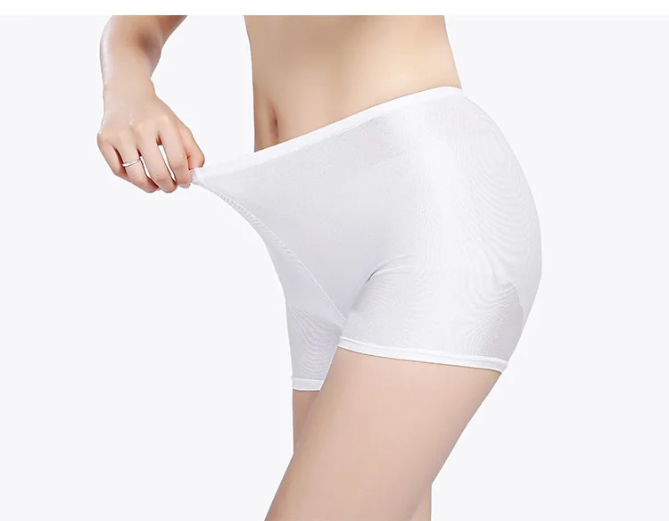 one size Women safety Shorts YOGA Shorts Solid Modal briefs Anti exposure knickers with Lace slim breathable Elastic underpants