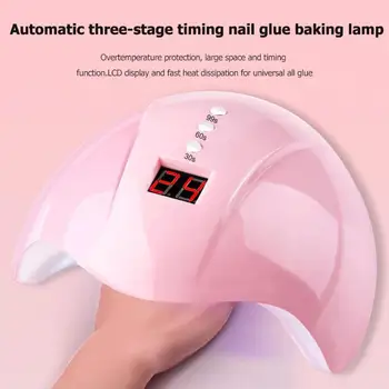 

UV LED Nail Gel Lamp Nail Art Dryer 36W Infrared Sensor Dry Machine Curing 12LEDS Manicure Tools Kit Drying Machine