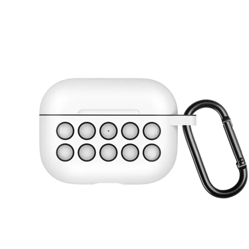 Силиконовый защитный чехол для наушников Airpods Pro3, чехол для зарядного устройства, аксессуар-брелок