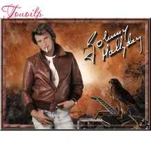 Сделай Сам, полный, алмазная вышивка, фото на заказ, картина с бриллиантами "Джони Халлидей", вышивка крестиком, Алмазная мозаика, украшение для дома, Рождество