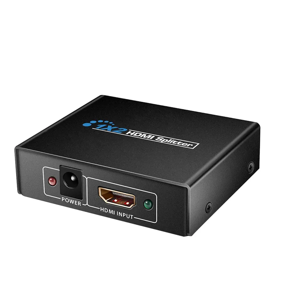 Full Hd Hdmi сплиттер 1X2 ретранслятор усилитель 3D 1080P 4K переключатель коробка 1 в 2
